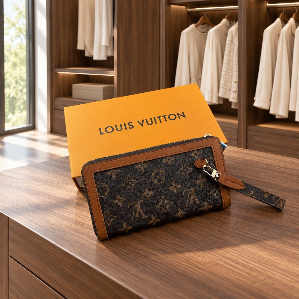 Louis Vuitton Dauphine Zip Around Wallet - Picture 2 of 6